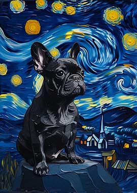 bulldog vangogh