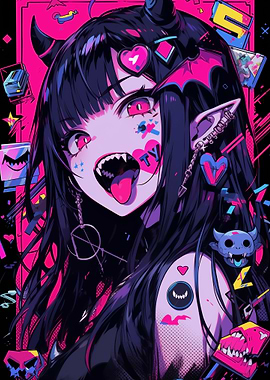 Anime Futuristic Cute Girl