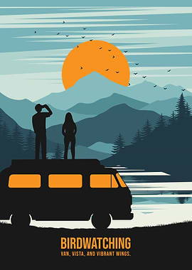 Birdwatching Sunrise Van