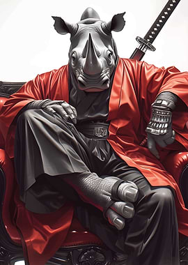 Rinho samurai katana