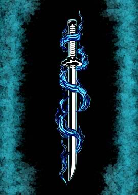 Blue Fire Sword