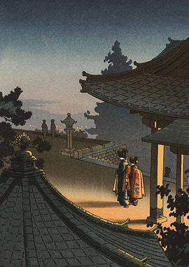 Evening at Miidera Temple