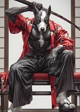 Dog Samurai katana
