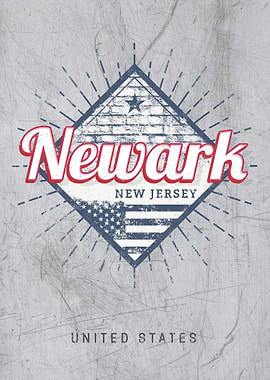 Newark City New Jersey USA