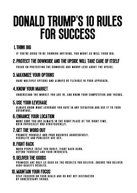 10 rules for success