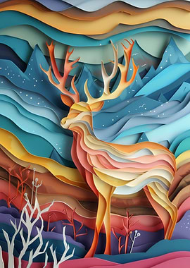 Deer Paper Craft