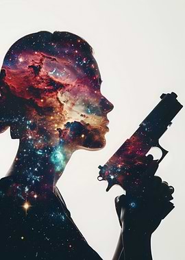 Gun Galaxy Silhouette