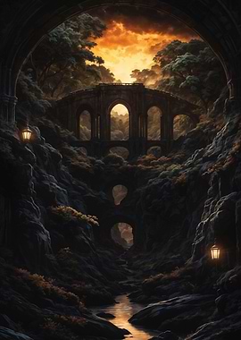 Dreamy Magical Landscape