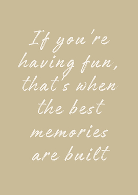 Create Lasting Memories