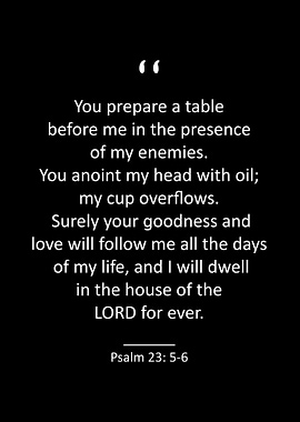 Psalm 23 5 6