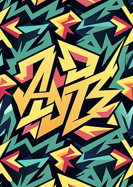 Abstract Graffiti Texture