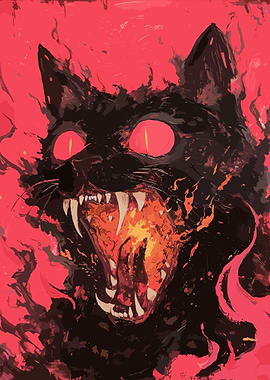 Cat On Fire
