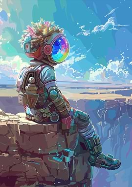 Astronaut And Nature