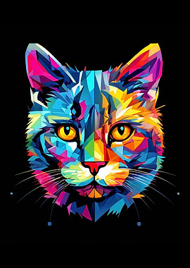 Cat Face WPAP