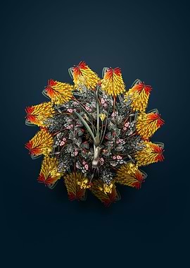 Weevil wort Floral Wreath