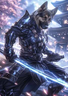 Samurai German Shepherd