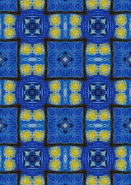 Starry Night Pattern