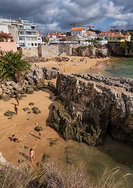 Cascais Beach In Portugal
