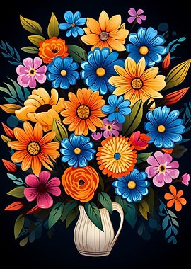 Blossom Vase Art Piece