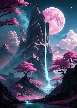 Mystical Pink Moon