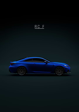 Lexus RC F 2020 Blue Mic