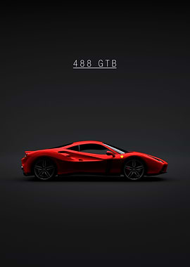 Ferrari 488 GTB 2016 Red