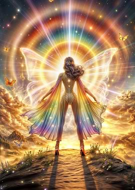 Radiant Rainbow Goddess