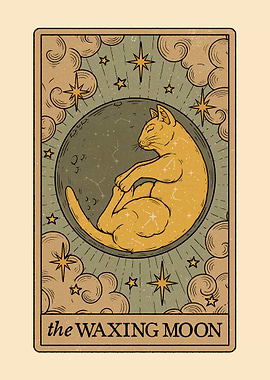 The Waxing Moon Lunar Cats