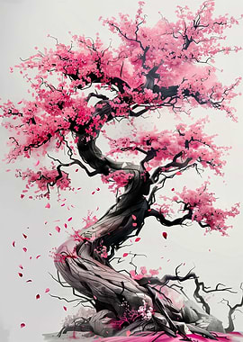 Abstract Painting Blossom