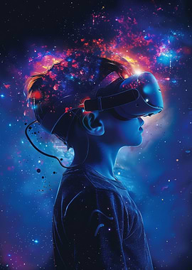 Kid Game Galaxy Silhouette