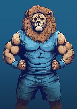 Tiger athlete Bodybuilder