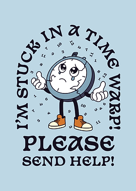 Stuck in Time Alarm Clock