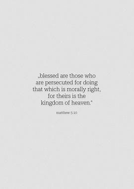 matthew 5 verse 10