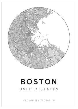 Boston Minimal Map