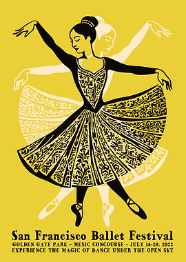 2022 Ballet Festival Print