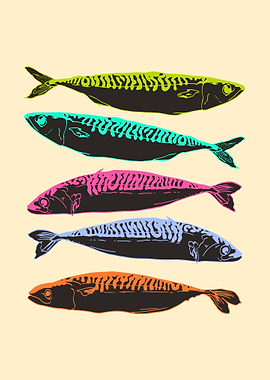 Colorful Mackerel Fish