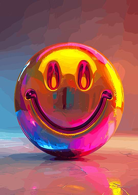 Smiles on Colorful Faces