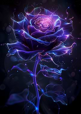 Cosmic Rose Flower