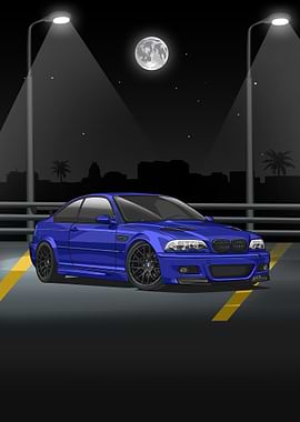 bmw e46 m3 blue