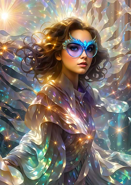 Cyberpunk Shiny Lady glass