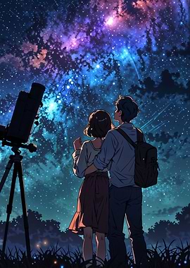 Shared Wonder Under Star