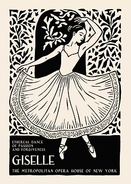 Giselle Ballet Poster