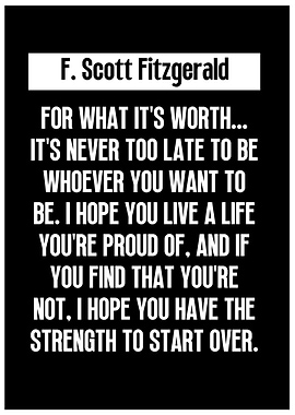 F Scott Fitzgerald Quotes