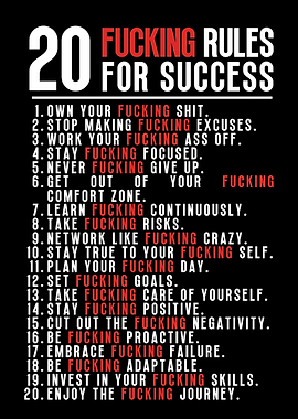20 Rules For Success