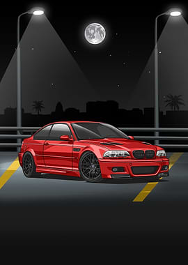 bmw e46 m3 red