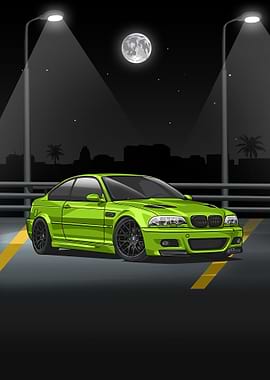 bmw e46 m3 green