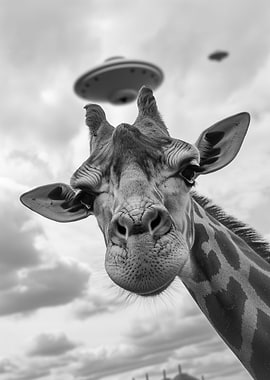UFO Alien Giraffe