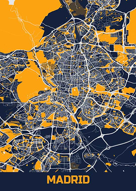 Map of Madrid