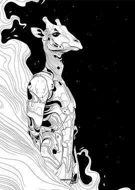 Giraffe in Space