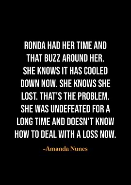 Amanda Nunes quotes